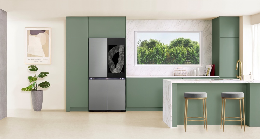 Bespoke 4-Door Flex™ 2024, refrigerador Samsung com 4 portas, Inteligência Artificial e tela de 32 polegadas
