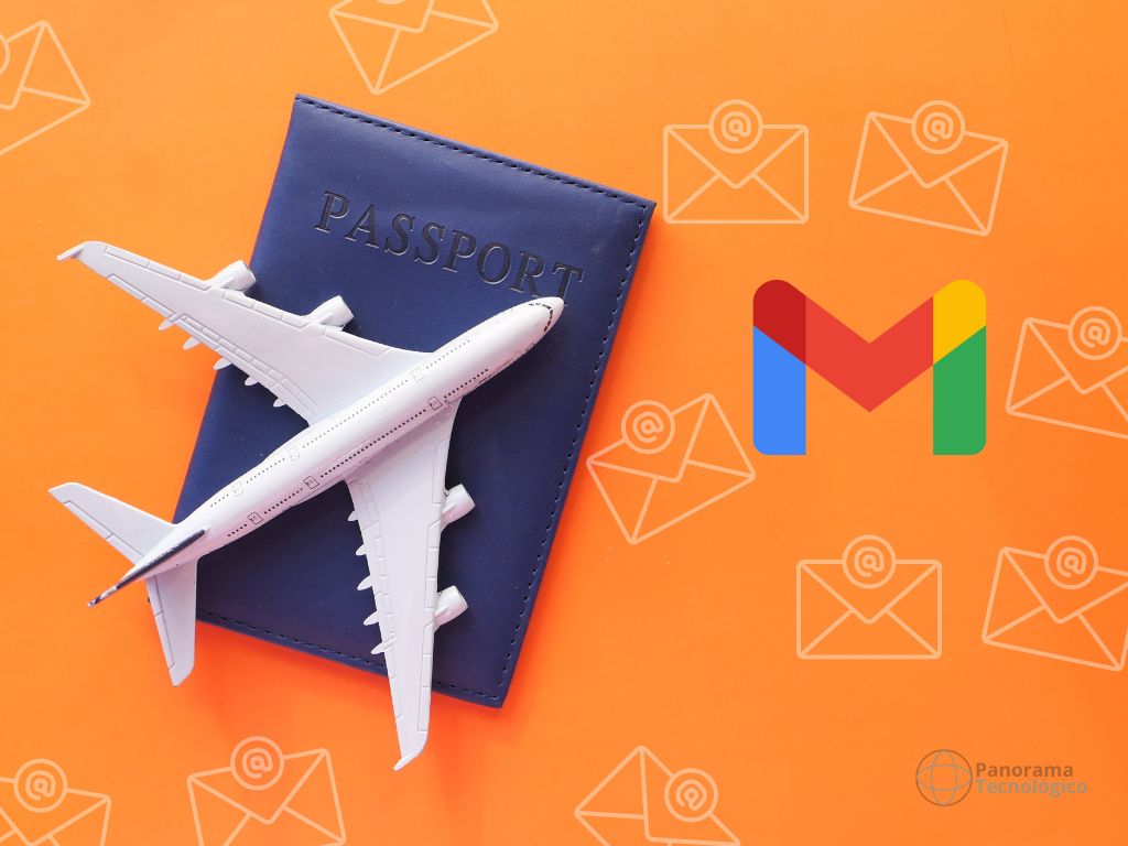 Férias Gmail. Imagem: Ilustração Panorama Tecnológico