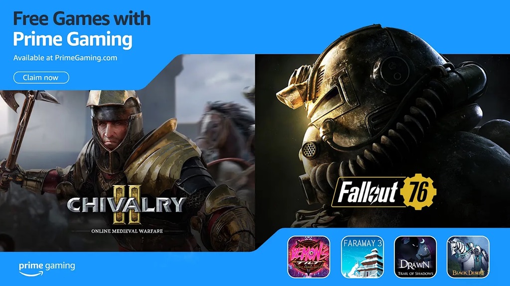 Prime Gaming Abril 2024. Imagem: Amazon