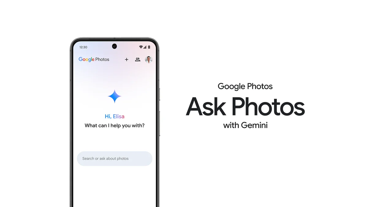 Ask Photos do Google Fotos. Imagem: divulgação Google.