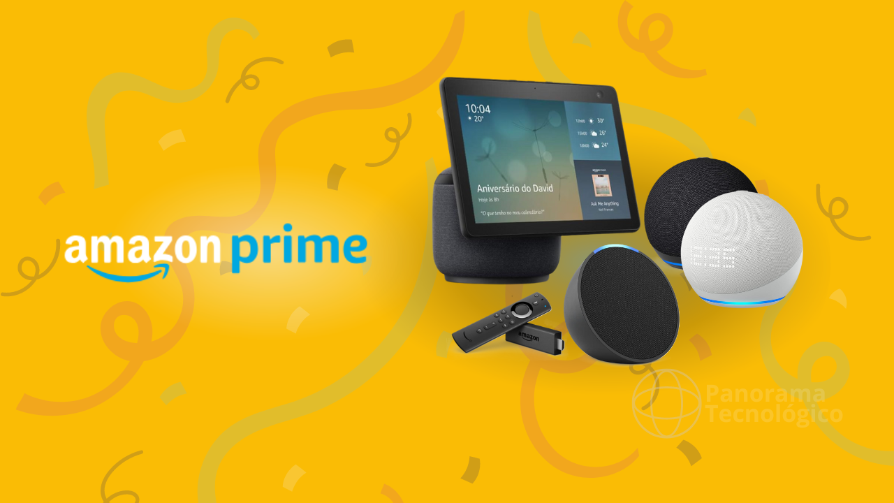 Amazon Prime Day. Imagem: ilustração Panorama Tecnológico.