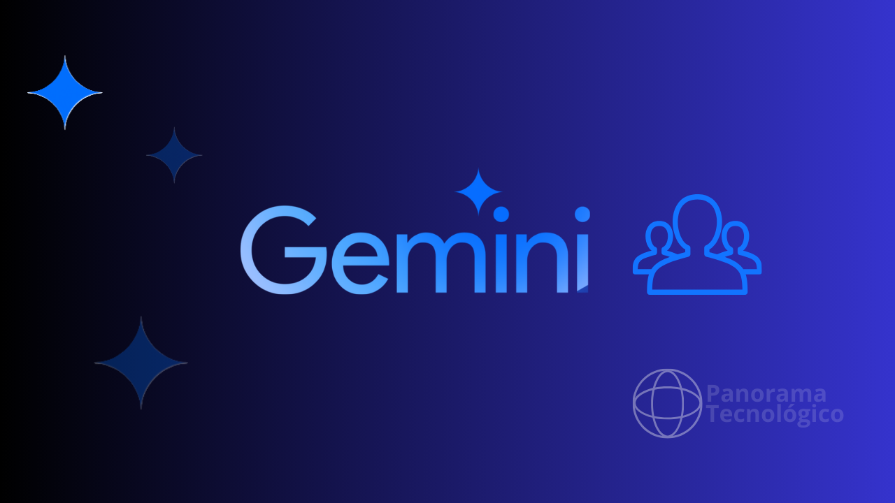Gemini. Imagem: ilustração Panorama Tecnológico.